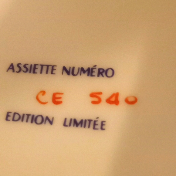 Pont Alexandre III Collector Plate - Picture 7 of 11